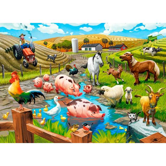 Castorland Farm Life Puzzle 70 pièces