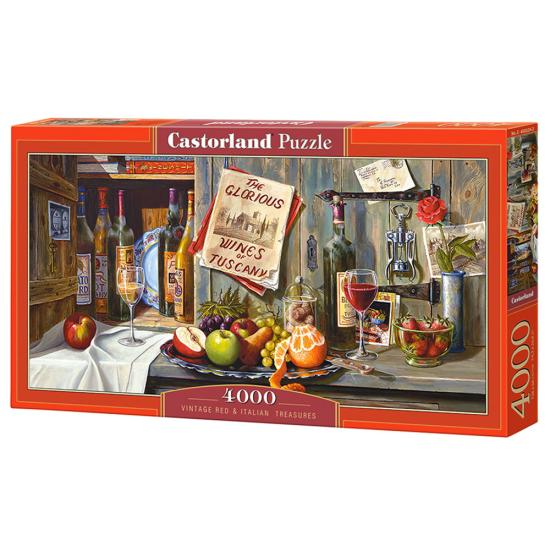 Castorland Vintage Italian Wines and Treasures Puzzle 4000 pièce