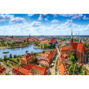 Puzzle Castorland Vue Aérienne De Wroclaw, Pologne 1000 Pieces