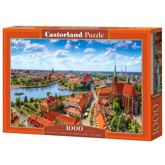 Puzzle Castorland Vue Aérienne De Wroclaw, Pologne 1000 Pieces