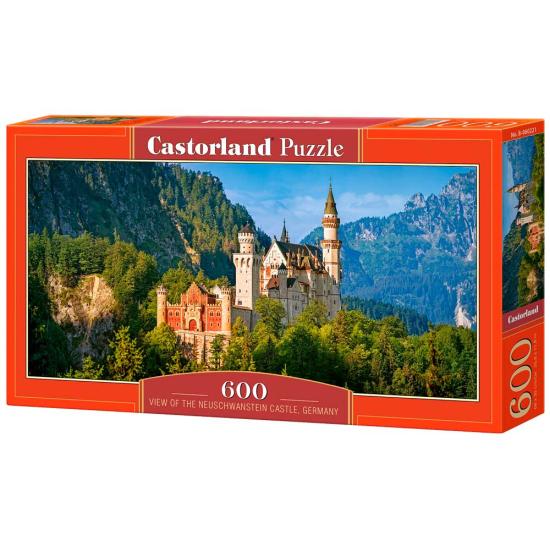 Castorland Puzzle Vue du château de Neuschwanstein 600 pièces