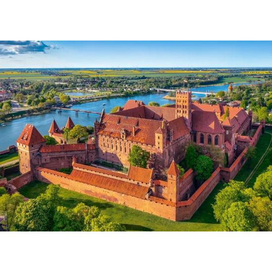 Puzzle Castorland Vue du château de Malbork, Pologne 500 pièces Puzzle Castorland Vue du château de Malbork, Pologne 500 pièces