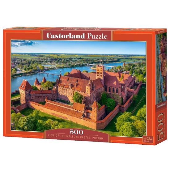 Puzzle Castorland Vue du château de Malbork, Pologne 500 pièces Puzzle Castorland Vue du château de Malbork, Pologne 500 pièces