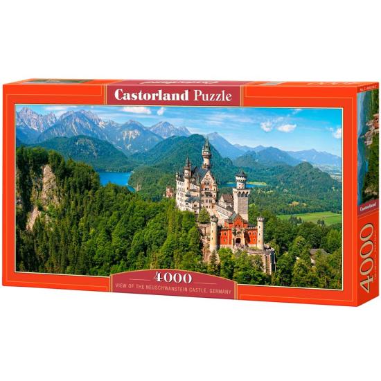 Castorland Puzzle Vue du château de Neuschwanstein à partir de 4