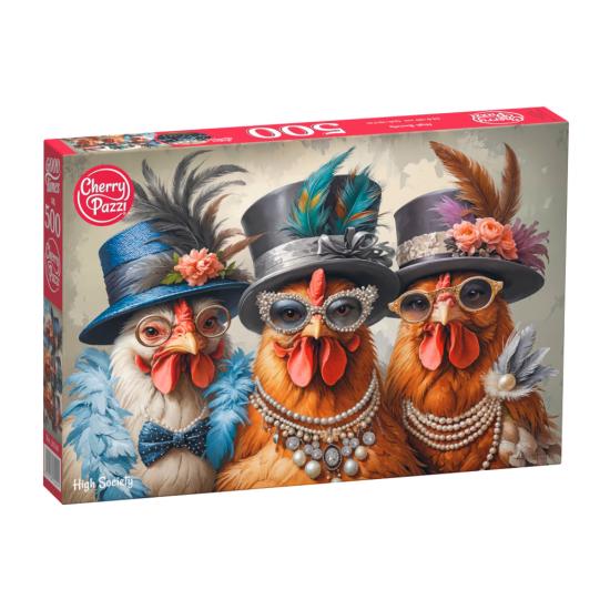 Puzzle Cherry Pazzi Haute Société de 500 pièces