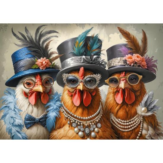 Puzzle Cherry Pazzi Haute Société de 500 pièces