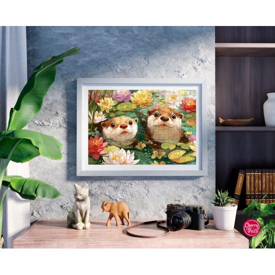 Puzzle Cherry Pazzi Amis De L'Étang XXL 300 pièces
