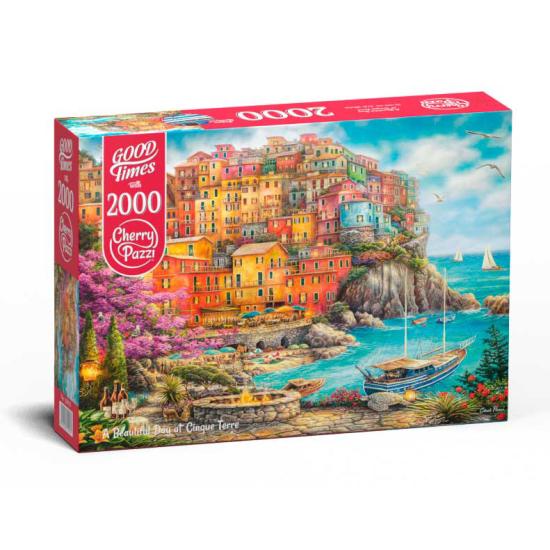 Cherry Pazzi Belle journée aux Cinque Terre Puzzle 2000 pièces
