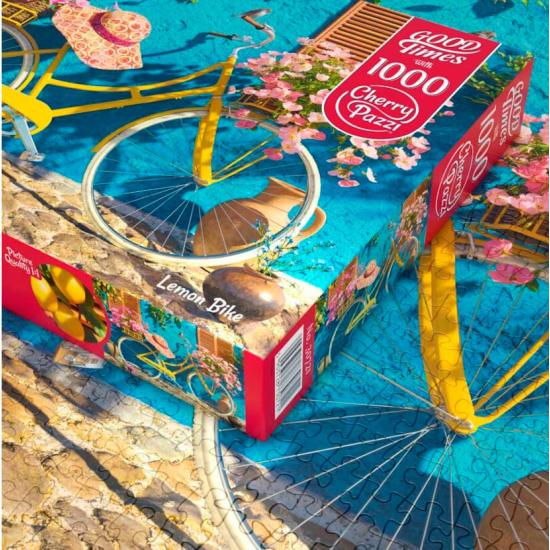 Puzzle Cherry Pazzi Vélo Citron 1000 pièces