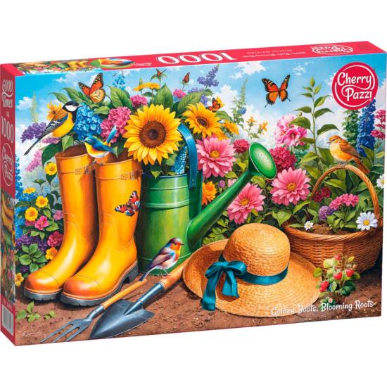 Puzzle Cherry Pazzi Bottes Dorées, Racines Épanouies 1000 pièces