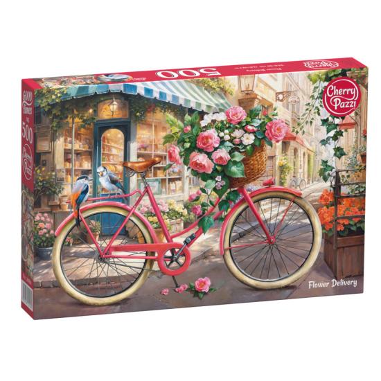 Puzzle Cherry Pazzi Livraison de fleurs de 500 pièces