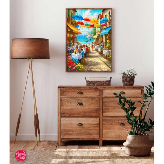 Puzzle Cherry Pazzi Allée des Parapluies 1000 pièces