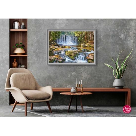 Puzzle Cherry Pazzi Cascade Forestière de 2000 pièces