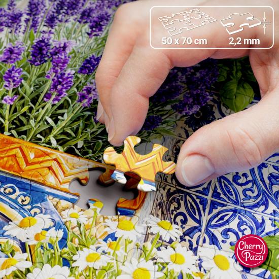 Puzzle Cherry Pazzi La Poterie En Fleurs 1000 pièces