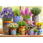 Puzzle Cherry Pazzi La Poterie En Fleurs 1000 pièces