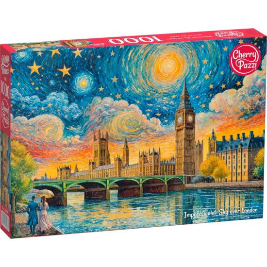Puzzle Cherry Pazzi Ciel impressionniste au-dessus de Londres 10 Puzzle Cherry Pazzi Ciel impressionniste au-dessus de Londres 10
