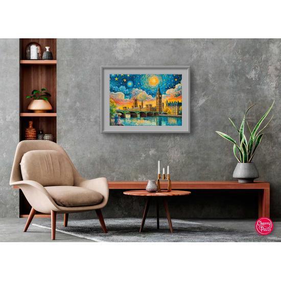 Puzzle Cherry Pazzi Ciel impressionniste au-dessus de Londres 10 Puzzle Cherry Pazzi Ciel impressionniste au-dessus de Londres 10