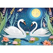 Puzzle Cherry Pazzi Rendez-Vous Au Clair De Lune 1000 pièces