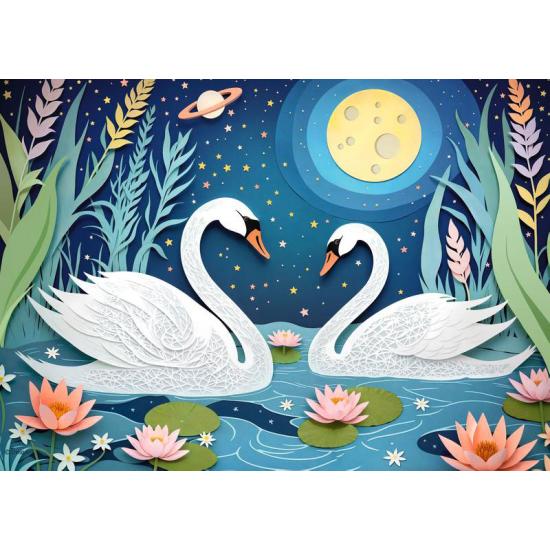 Puzzle Cherry Pazzi Rendez-Vous Au Clair De Lune 1000 pièces