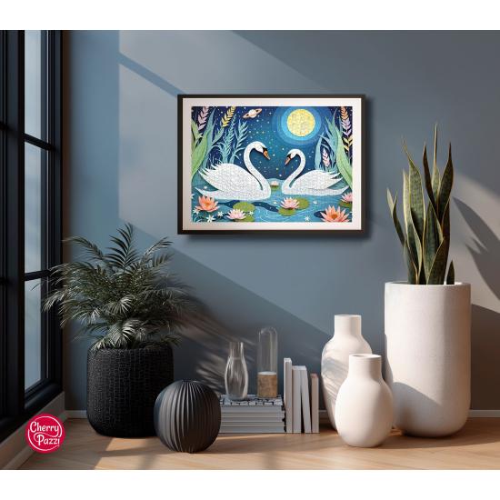 Puzzle Cherry Pazzi Rendez-Vous Au Clair De Lune 1000 pièces