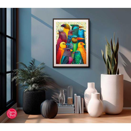 Puzzle Cherry Pazzi Club Des Oiseaux 1000 pièces