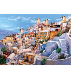 Cerise Pazzi couleur Santorini Puzzle 1000 pièces