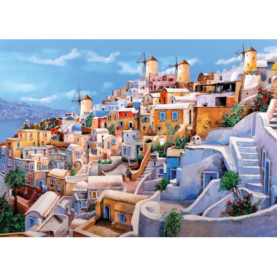 Cerise Pazzi couleur Santorini Puzzle 1000 pièces