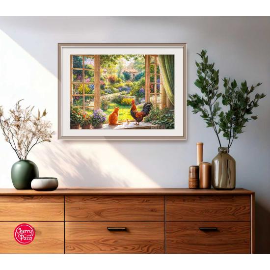 Puzzle Cherry Pazzi Profiter De La Vue 1000 pièces