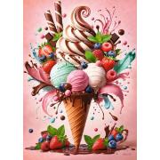 Puzzle Cherry Pazzi Douce Félicité 1000 pièces