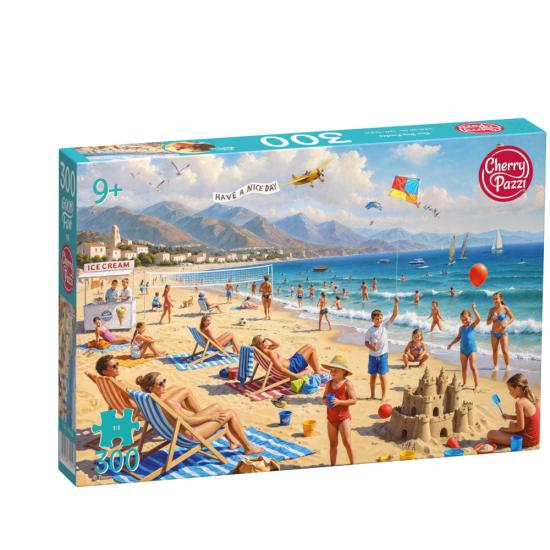 Puzzle Cherry Pazzi La journée à la plage XXL 300 pièces