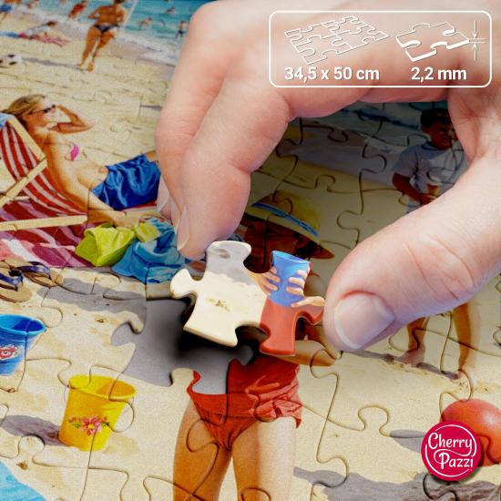 Puzzle Cherry Pazzi La journée à la plage XXL 300 pièces