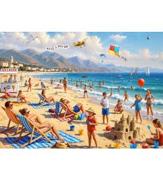 Puzzle Cherry Pazzi La journée à la plage XXL 300 pièces