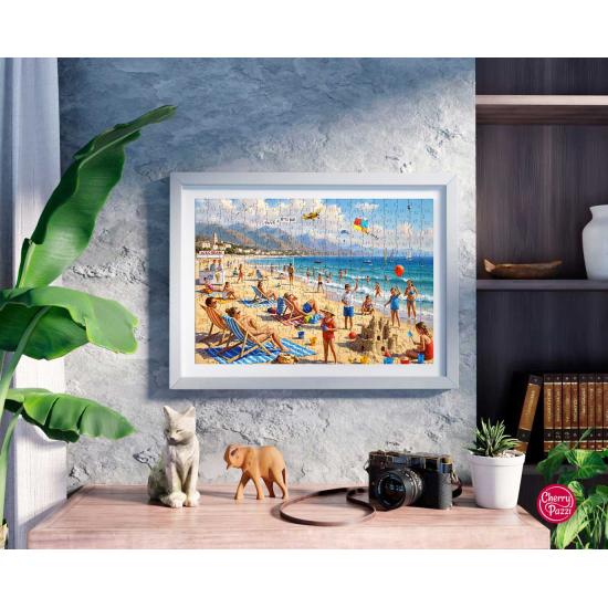 Puzzle Cherry Pazzi La journée à la plage XXL 300 pièces
