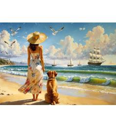 Puzzle Cherry Pazzi L'Horizon Bleu 1000 pièces