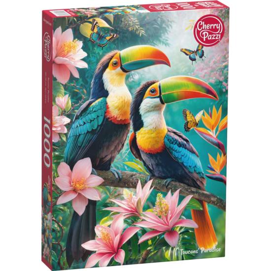 Puzzle Cherry Pazzi Le Paradis des Toucans 1000 pièces