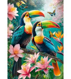 Puzzle Cherry Pazzi Le Paradis des Toucans 1000 pièces