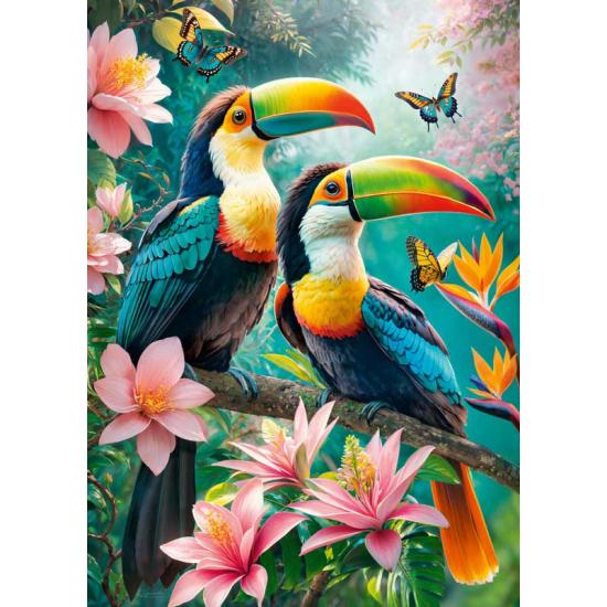 Puzzle Cherry Pazzi Le Paradis des Toucans 1000 pièces