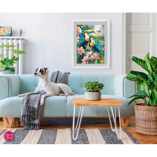 Puzzle Cherry Pazzi Le Paradis des Toucans 1000 pièces