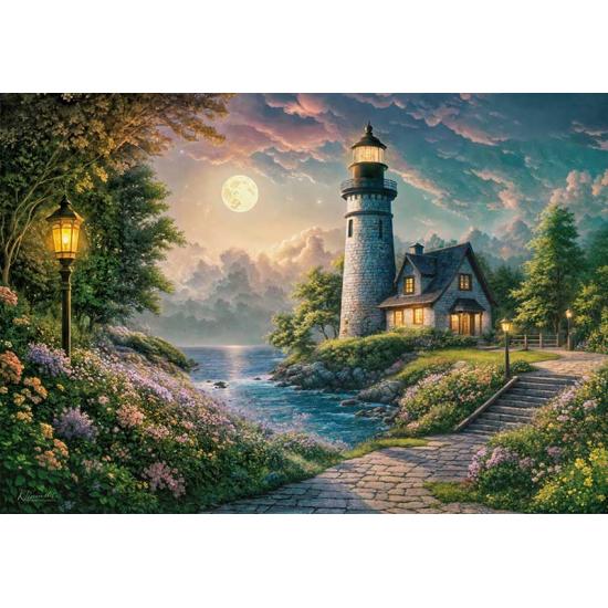 Puzzle Cherry Pazzi Phare au clair de Lune de 500 pièces