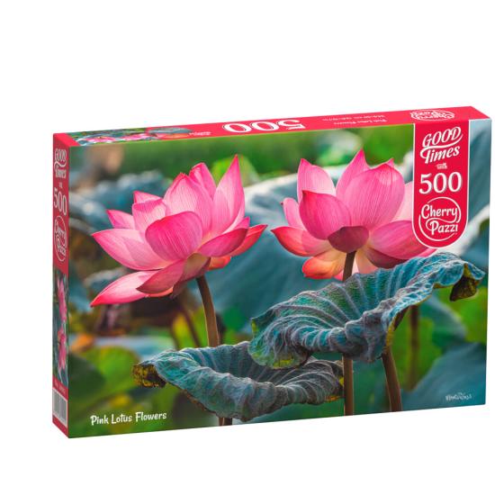 Puzzle Cherry Pazzi Fleurs de Lotus Roses de 500 pièces Puzzle Cherry Pazzi Fleurs de Lotus Roses de 500 pièces