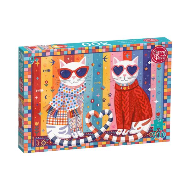 Puzzle Cherry Pazzi Chatons Amoureux XXL 300 pièces