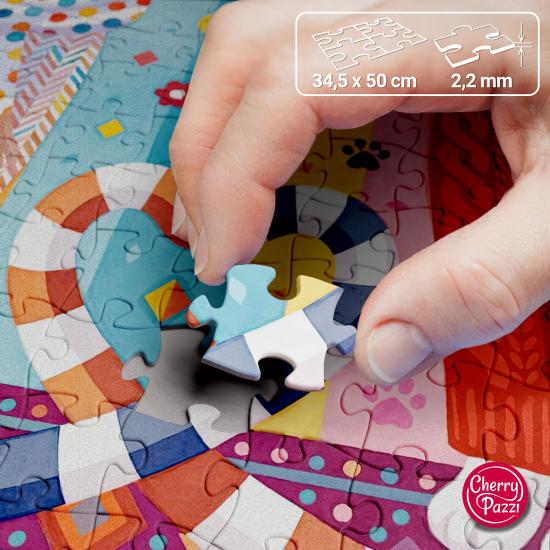 Puzzle Cherry Pazzi Chatons Amoureux XXL 300 pièces