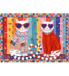 Puzzle Cherry Pazzi Chatons Amoureux XXL 300 pièces