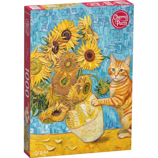 Puzzle Cherry Pazzi Chat Et Art 1000 pièces
