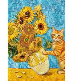 Puzzle Cherry Pazzi Chat Et Art 1000 pièces
