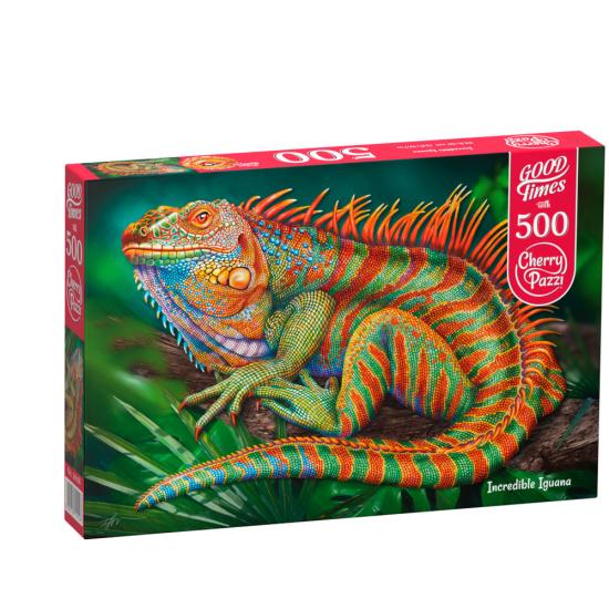 Puzzle Cherry Pazzi L'Incroyable Iguane de 500 pièces