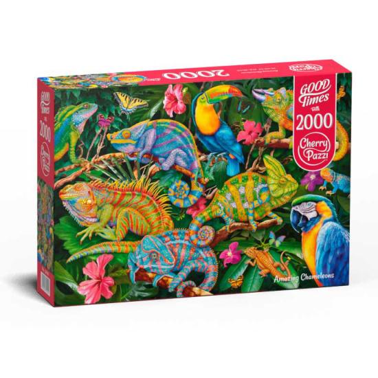 Cherry Pazzi Incredible Chameleons Puzzle 2000 pièces