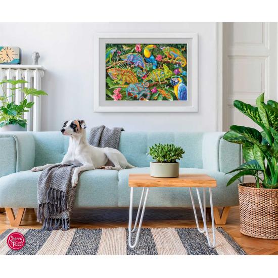 Cherry Pazzi Incredible Chameleons Puzzle 2000 pièces