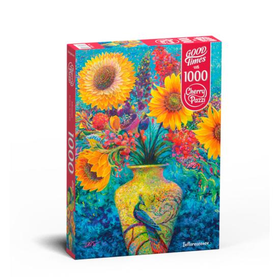 Puzzle Inflorescence Cerise Pazzi 1000 pièces