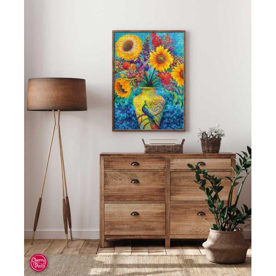 Puzzle Inflorescence Cerise Pazzi 1000 pièces